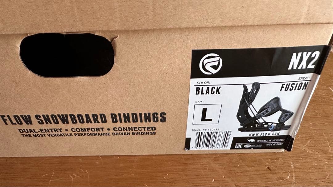 FLOW スノーボード ビンディング NX2ブラック