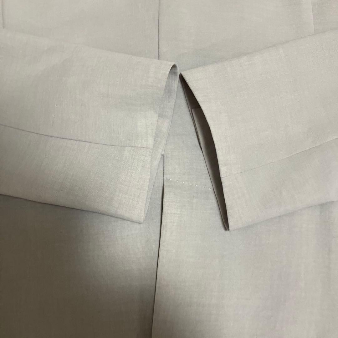 ※値下※【新品】現行ICB ライトグレー パンツスーツ 春夏 ウォッシャブル