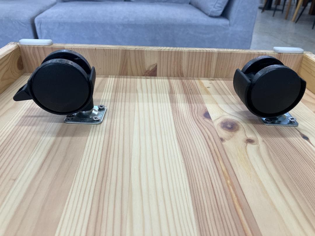 IKEA　シェルフ　TROFAST　キャスター付き　収納ケース付き　ブラウン ②