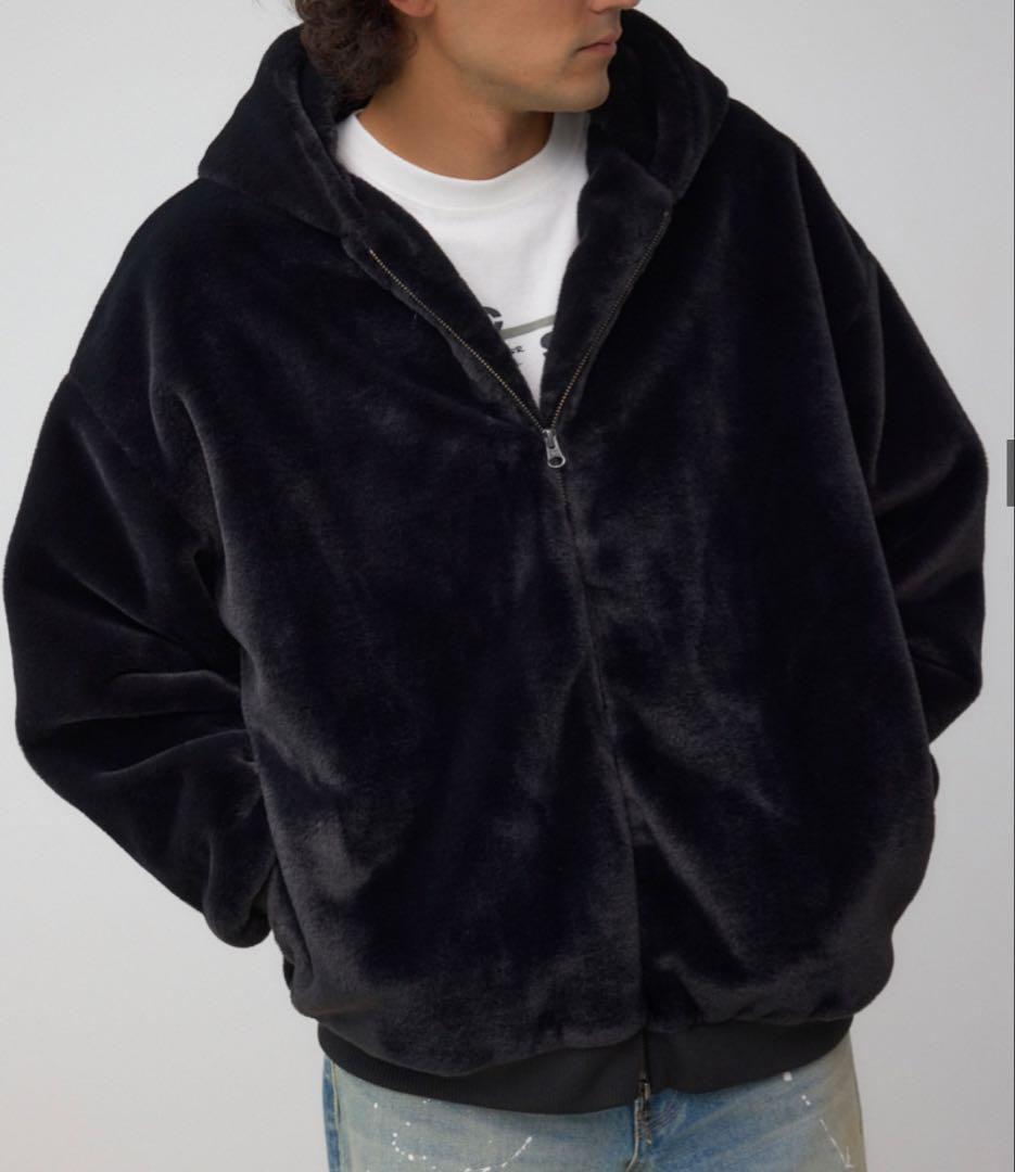極美品　AZUL ブルゾン Ｌ(XL)　ブラック