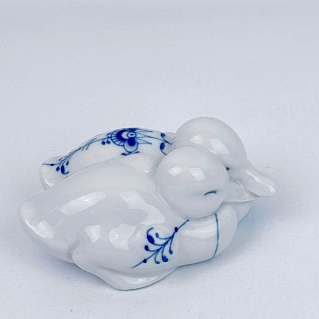 【未使用】ロイヤルコペンハーゲン フィギュリン ブルーフルーテッド アヒル 美品