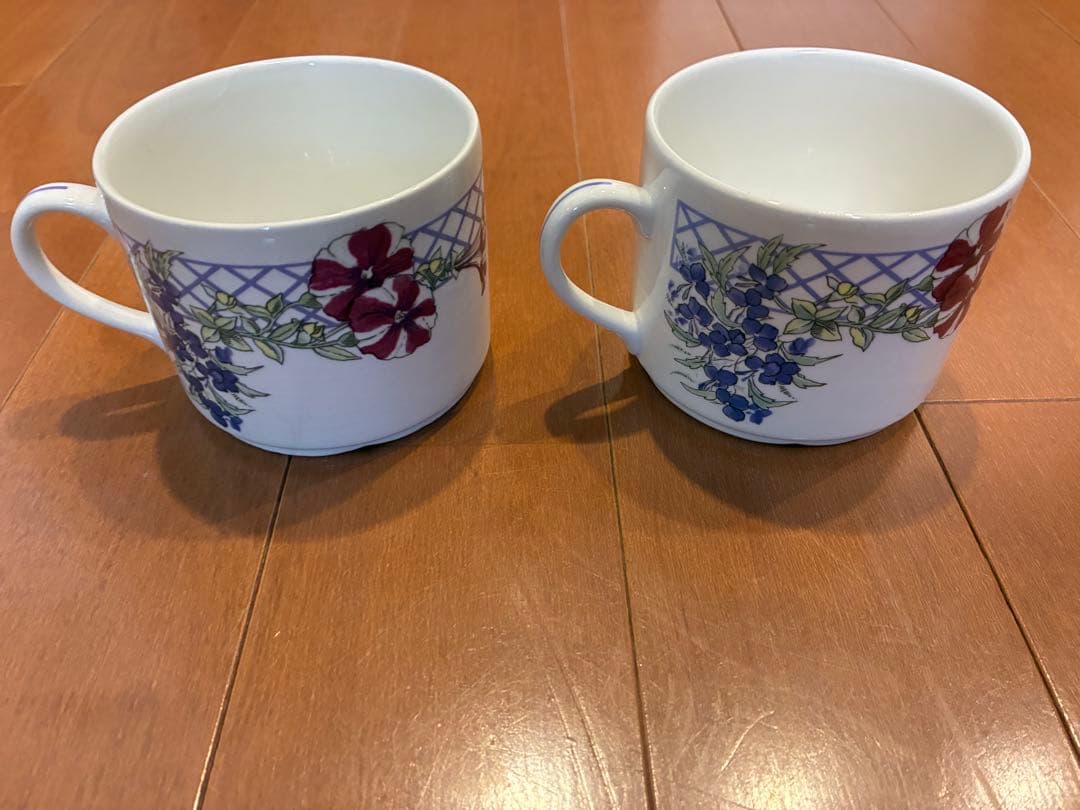 未使用　Ringtons フローラルトレリス 2客　ティーセット