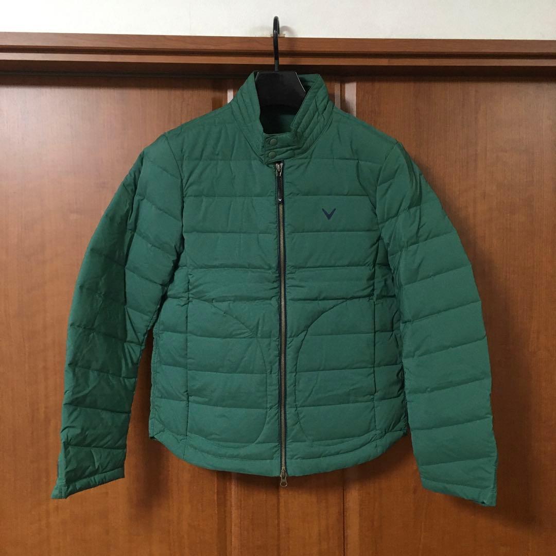 美品　キャロウェイ　レッドレーベル　ダウン　M　緑　callaway GOLF