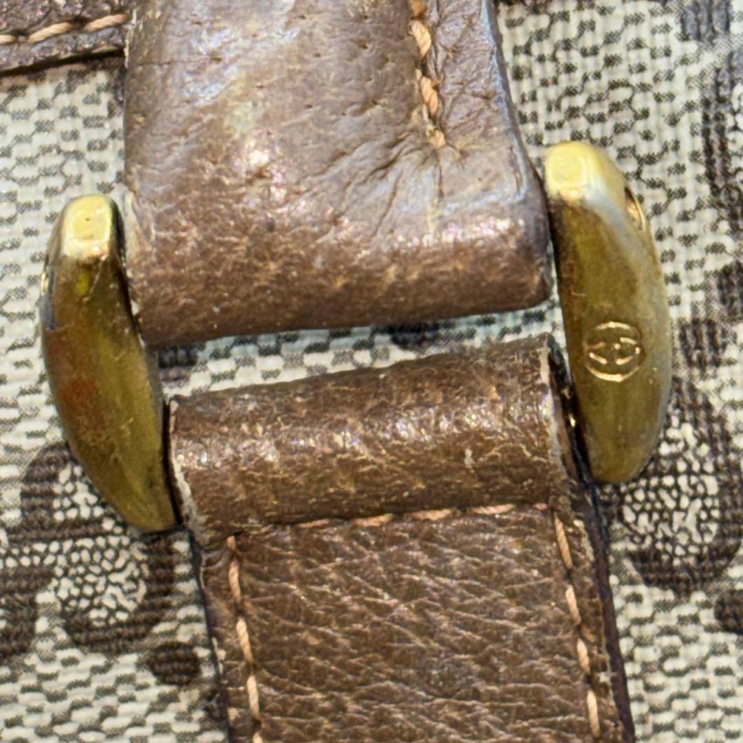 GUCCI オールドグッチ GG柄 シェリーライン ミニボストン