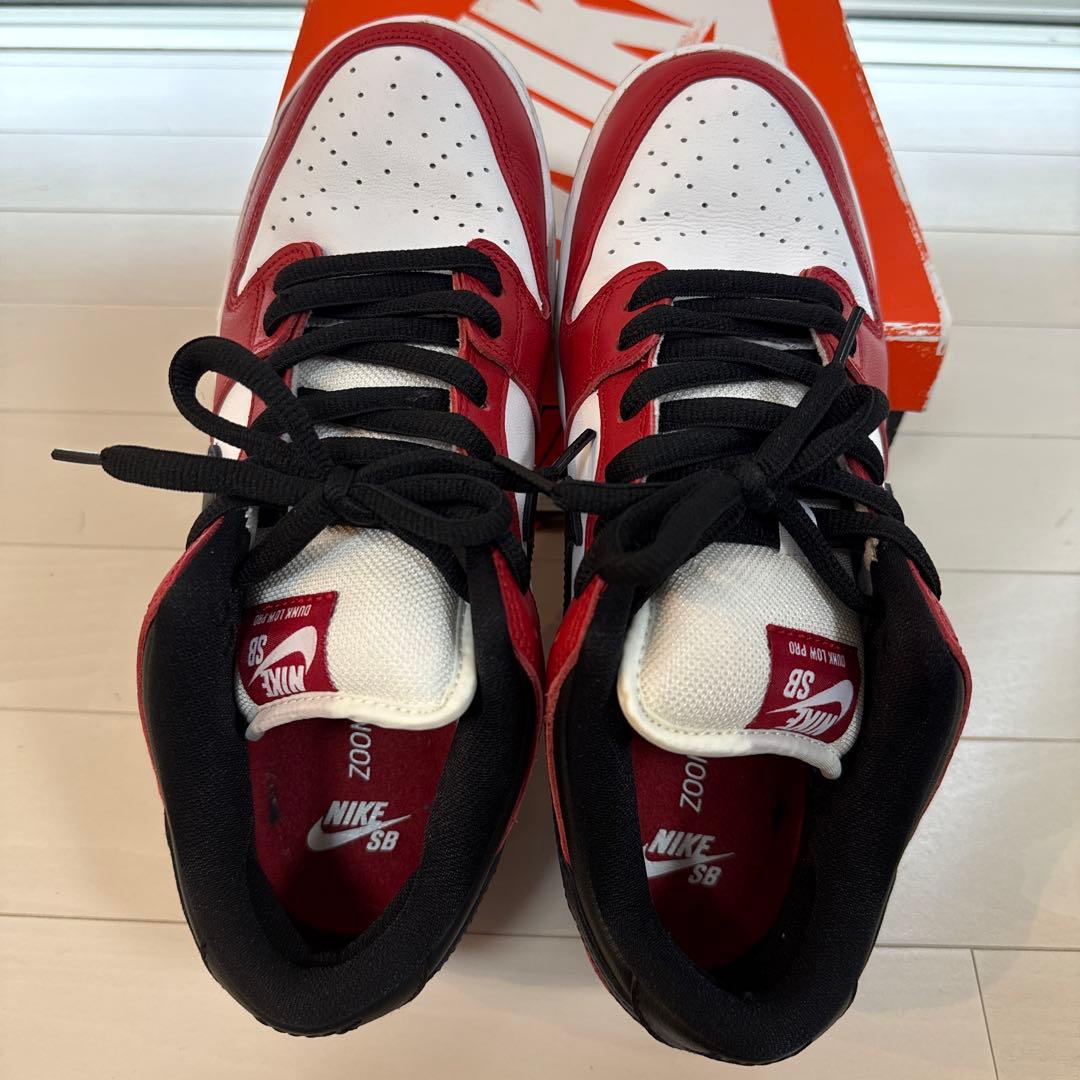 NIKE DUNK LOW ホワイト/レッド/ブラック