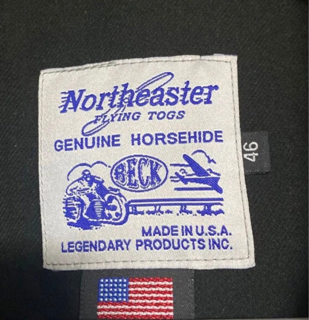 希少 schott 6094H BECK 333 サイズ 46 ショット 馬革