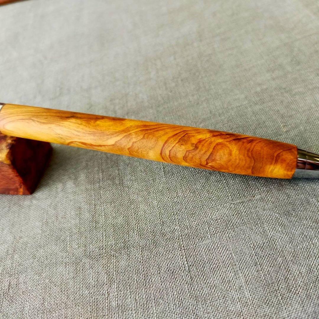 【専用】　屋久杉　光明杢　KATO201 ボールペン　シルバー