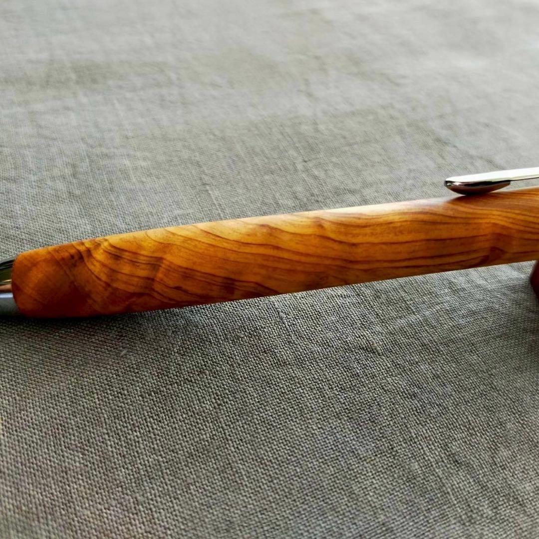 【専用】　屋久杉　光明杢　KATO201 ボールペン　シルバー