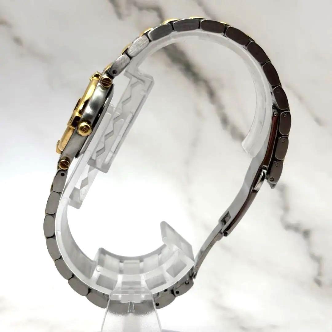 美品 GUCCI グッチ 腕時計 9000L デイト 稼働品 コンビ レディース