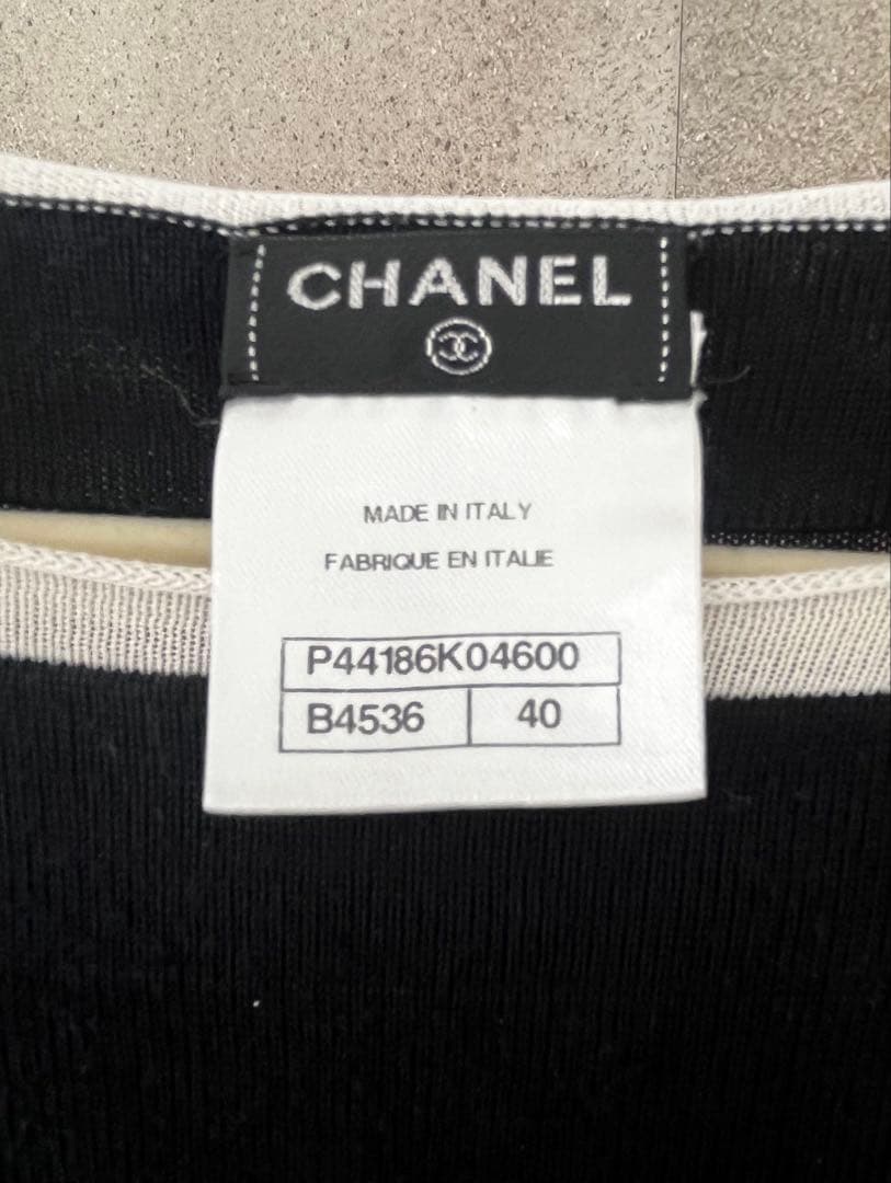 CHANEL シャネル ニット トップス ココマーク金具 正規品