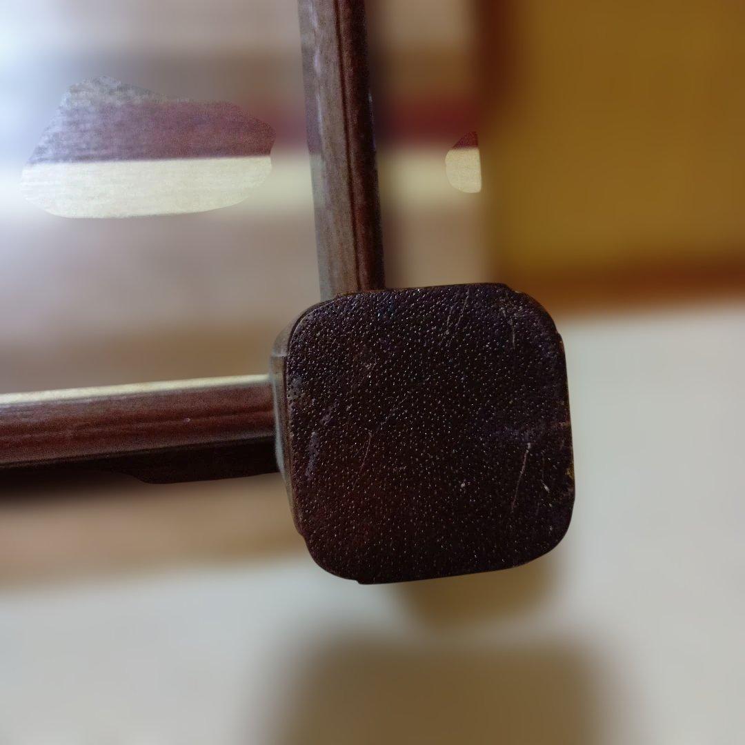 美品✨️　玄関　段差　ゼブラ台　南洋材　木製　ロータイプ　昇降　和似美　机