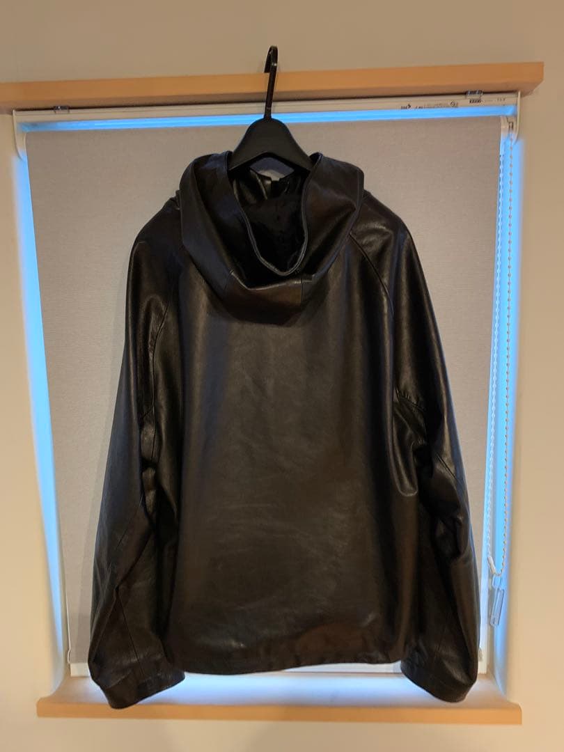 ジャケット・アウター 24SS ssstein Leather Hooded Short Jacket