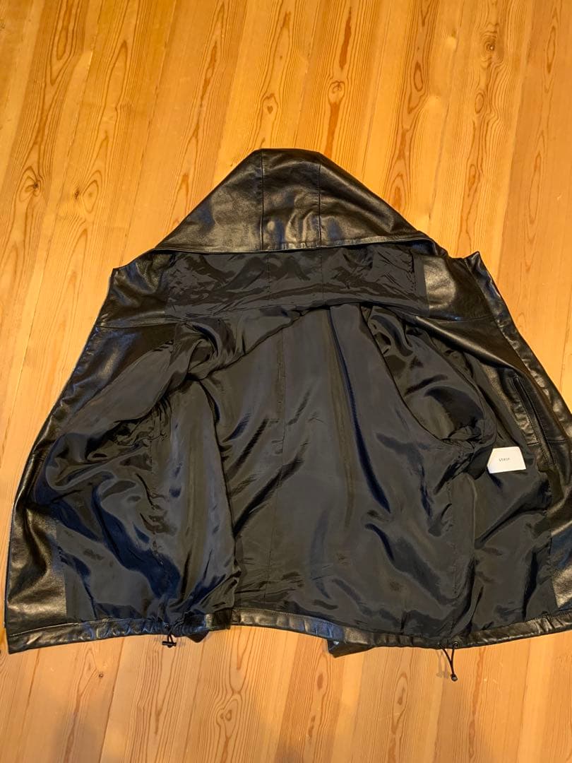 ジャケット・アウター 24SS ssstein Leather Hooded Short Jacket