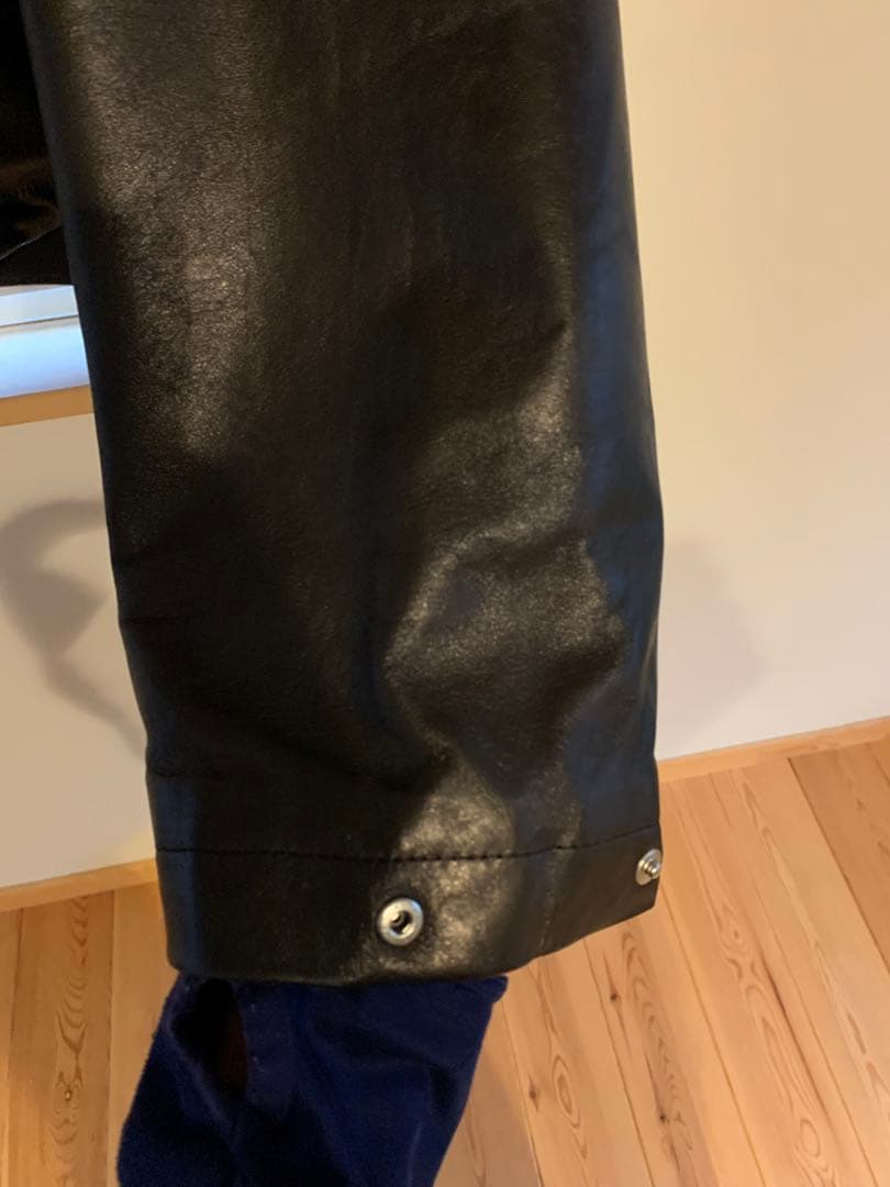 ジャケット・アウター 24SS ssstein Leather Hooded Short Jacket