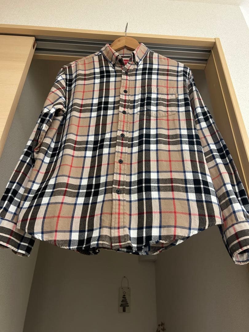 トップス SUPREME Tartan L/S Flannel Shirt