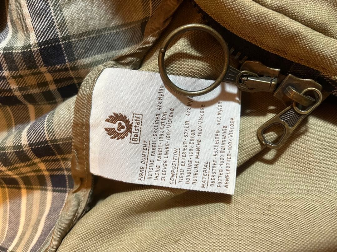 Belstaff リネン ジャケット ロードマスター型