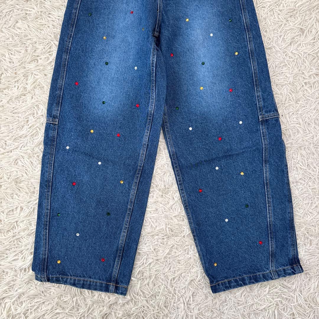 タグ付き アメリヴィンテージ JEWEL BIJOU WIDE DENIM S