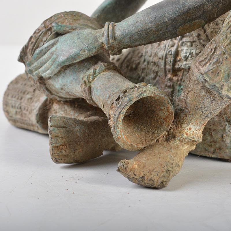 仏教美術　古銅青銅　チベット仏　仏像　置物　C　R6026