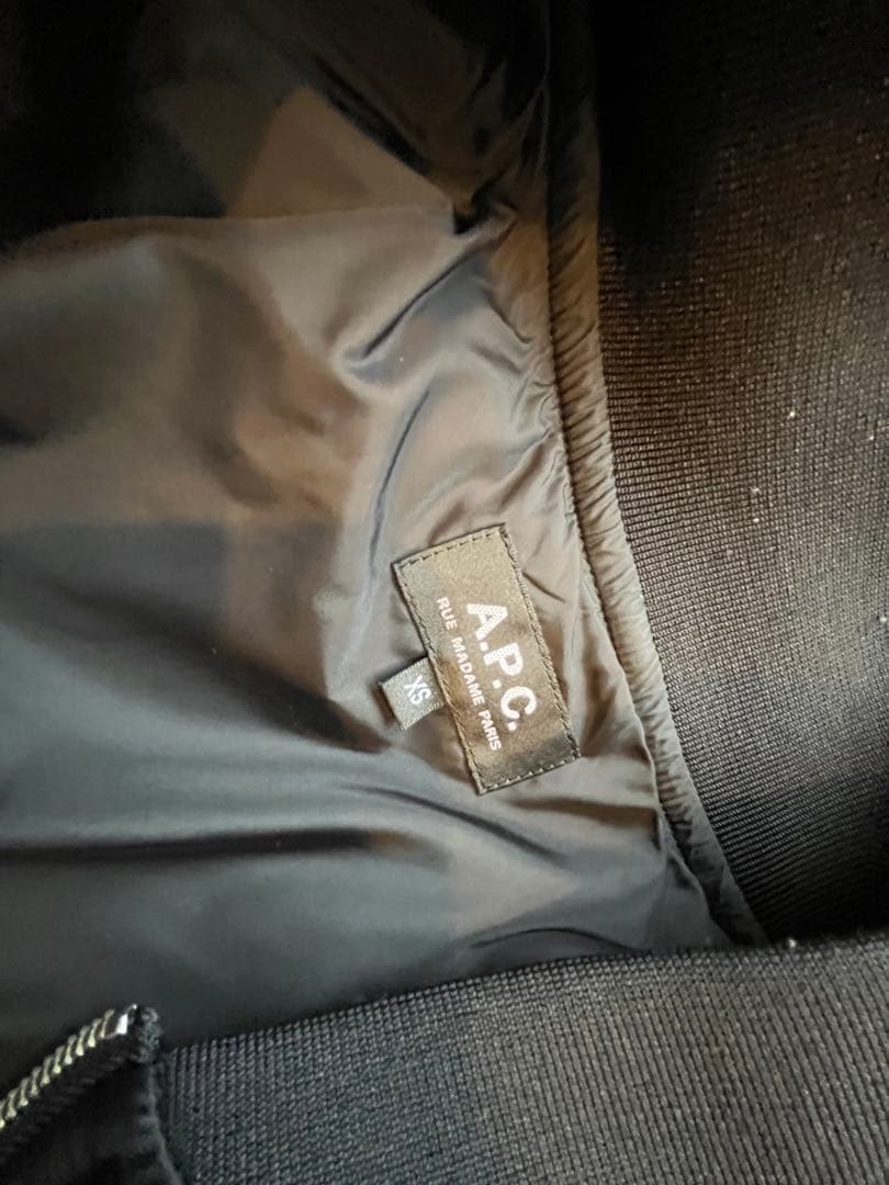 APC ブラック MA-1ジャケット XS