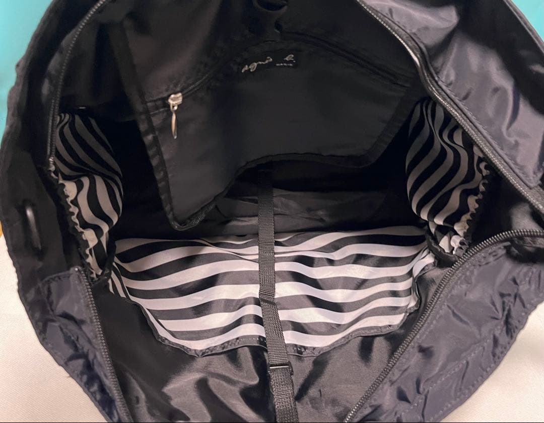 アニエスベー ロゴ ペアレンツバッグ マザーズバッグ 2way リュック