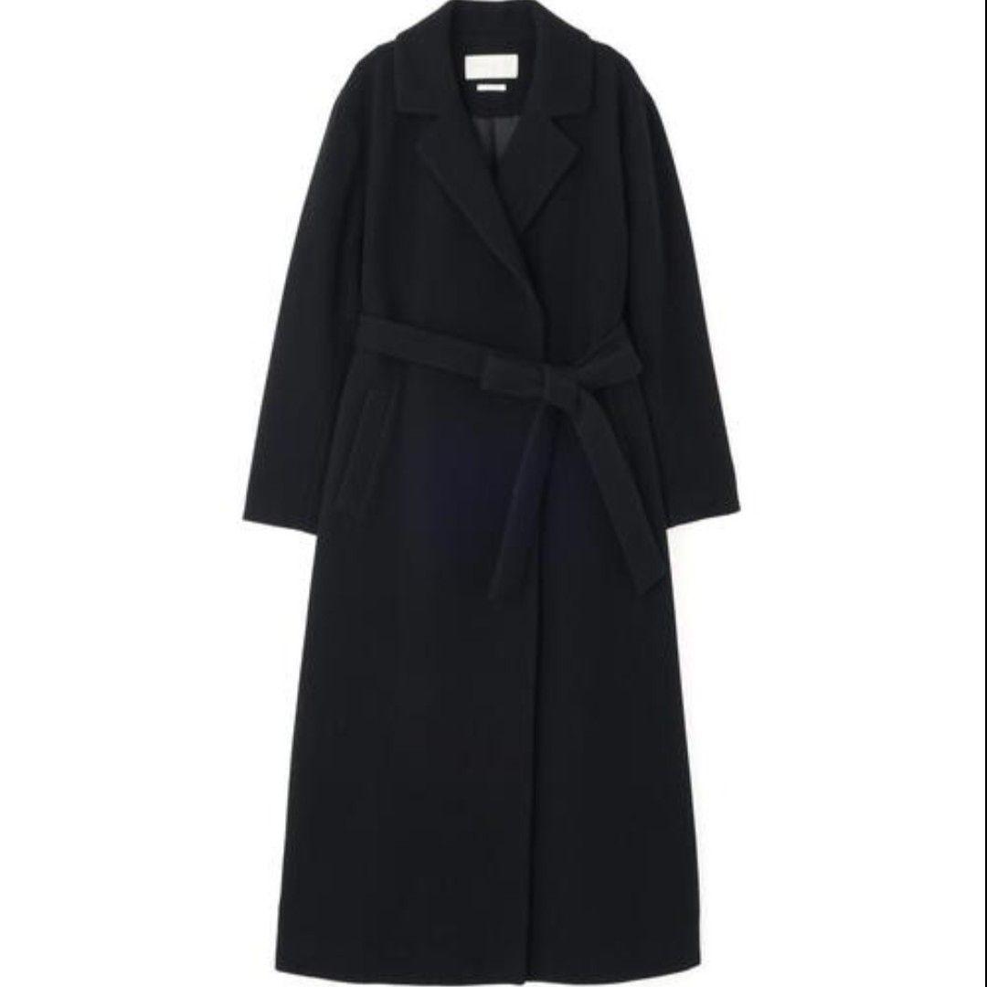 【新品】ステンカラーコート ベルテッドレディーコート【petit size】