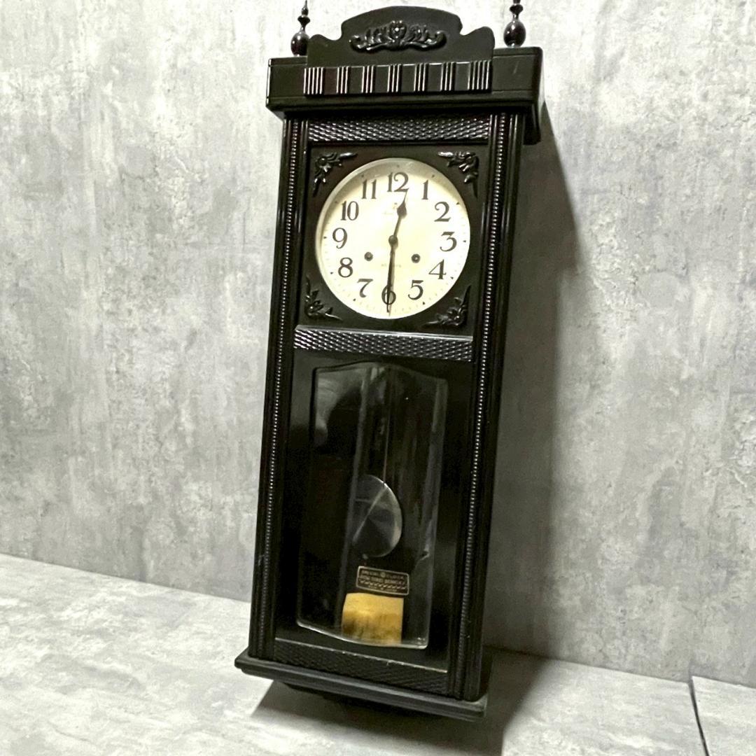 昭和レトロ 当時物 愛知時計 AICHI スペシャルクロック 大型 振り子時計