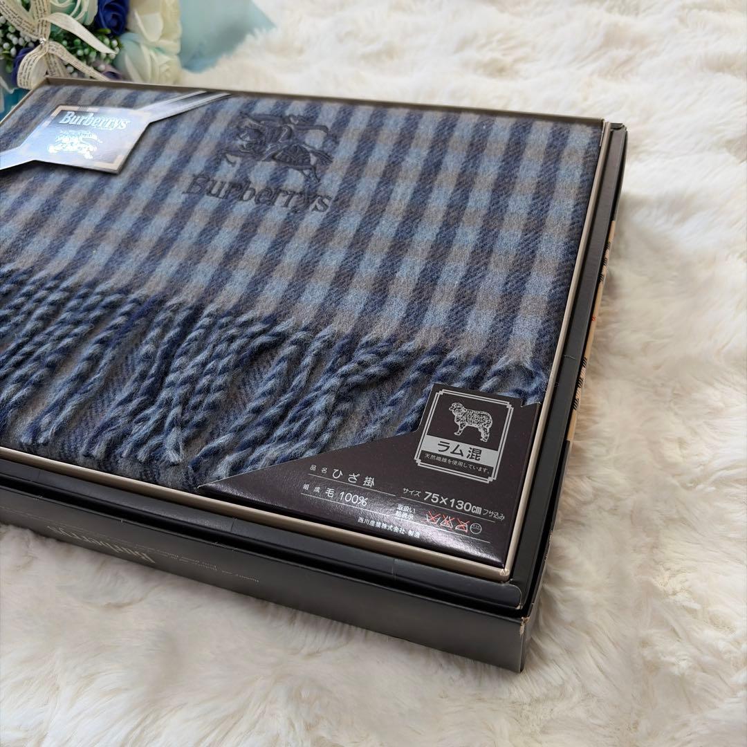専用 新品未使用 BURBERRY フリンジ ショール ひざ掛け マフラー