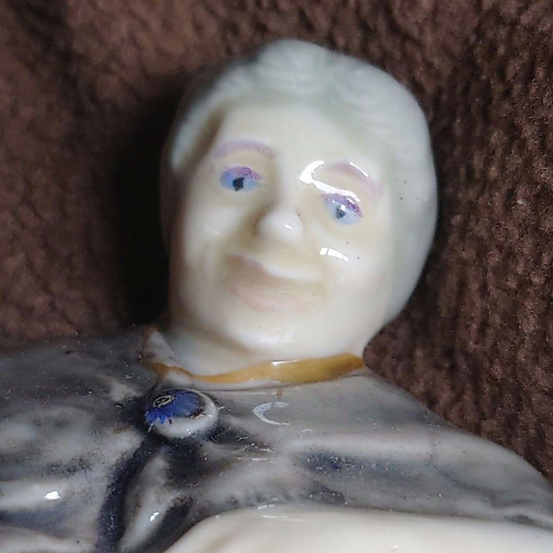 アイリッシュポーセリン★陶器人形2体セット当時物★三越取扱い品 送料無料