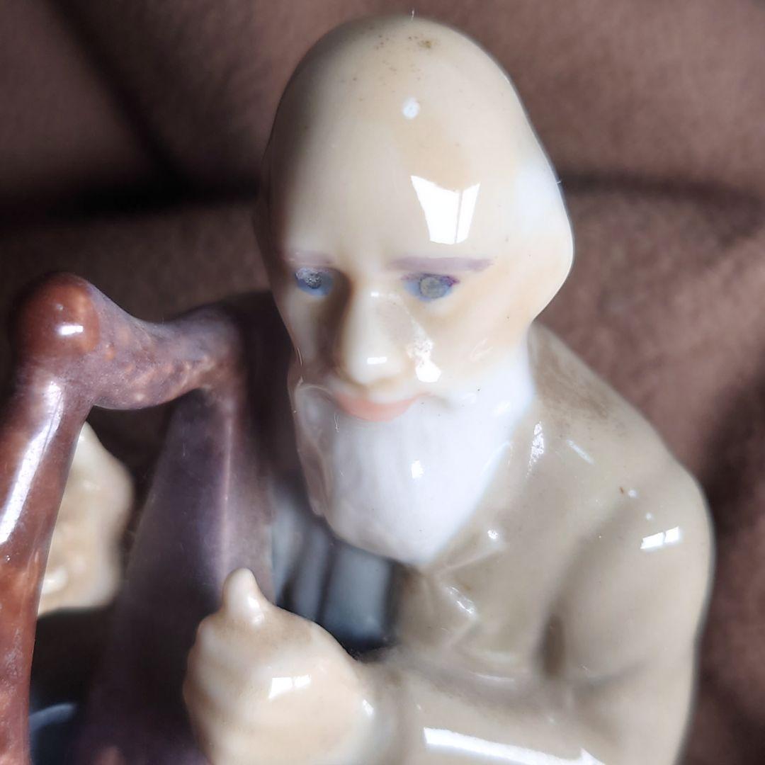 アイリッシュポーセリン★陶器人形2体セット当時物★三越取扱い品 送料無料