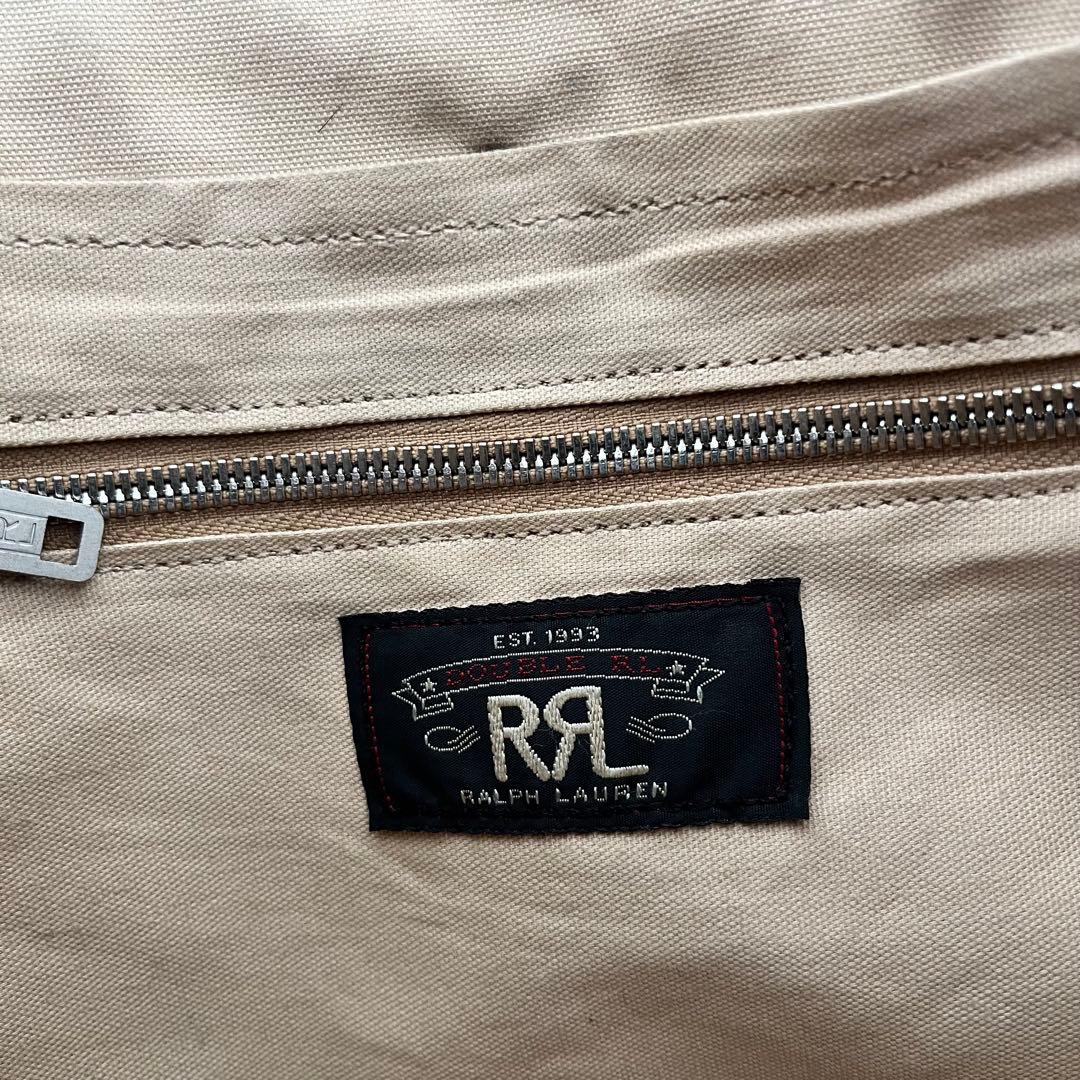 心 希少 RRL コンチョ レザートートバッグ 黒 イタリア製レザー 完売