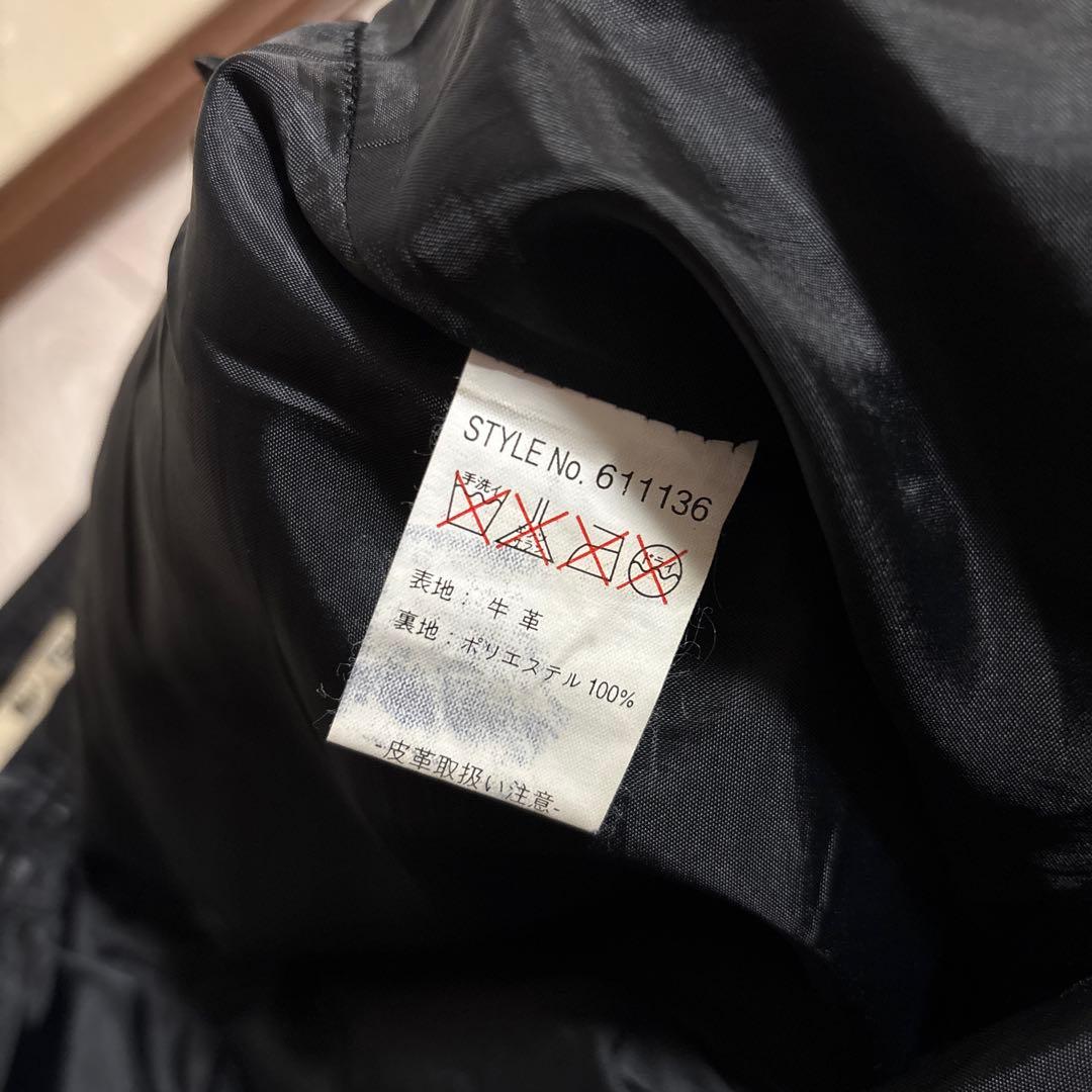 極上AVIREXカウレザーパンツM2P牛革W34ライダースバイクschott東洋