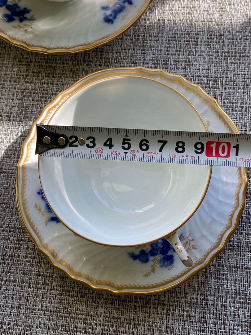 リチャードジノリ　サンタマルゲリータ　金彩　カップ＆ソーサー 2客