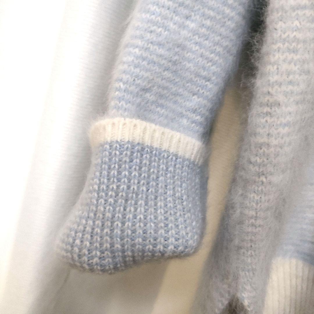 【美品】UNITED ARROWS フォックス カシミヤ クルーネック ニット