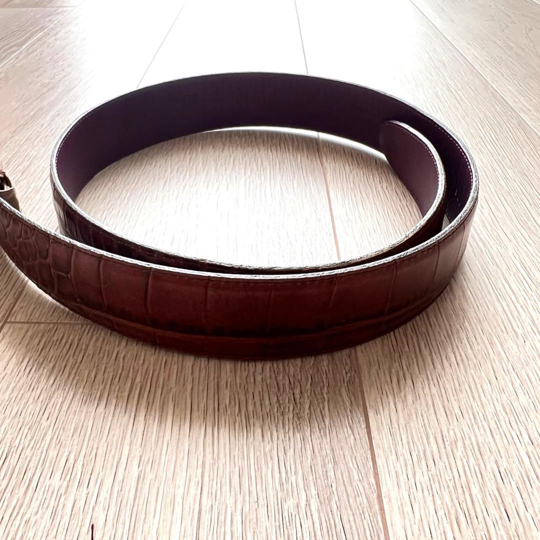 H*4様 エリオットローズ　本革型押しベルト