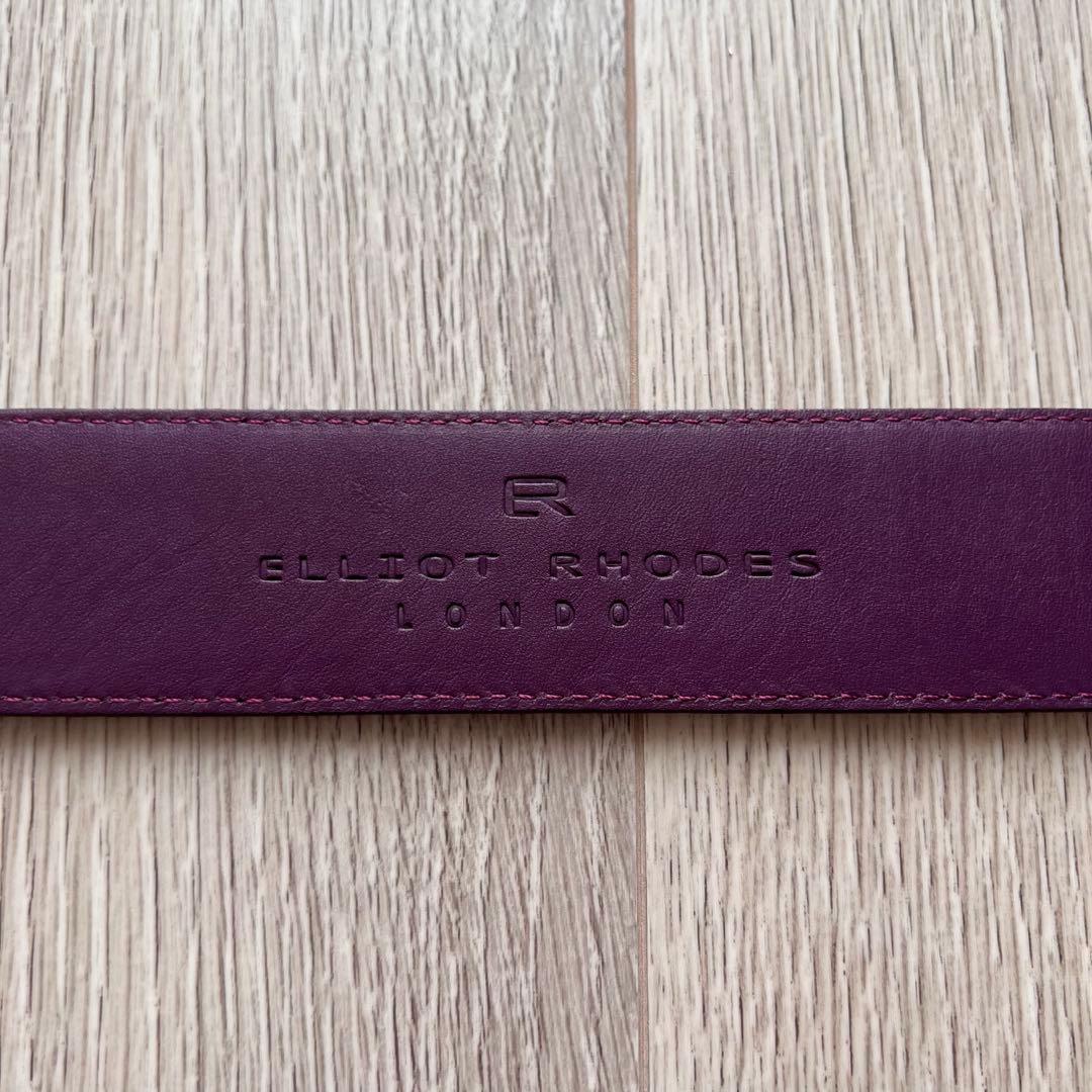 H*4様 エリオットローズ　本革型押しベルト