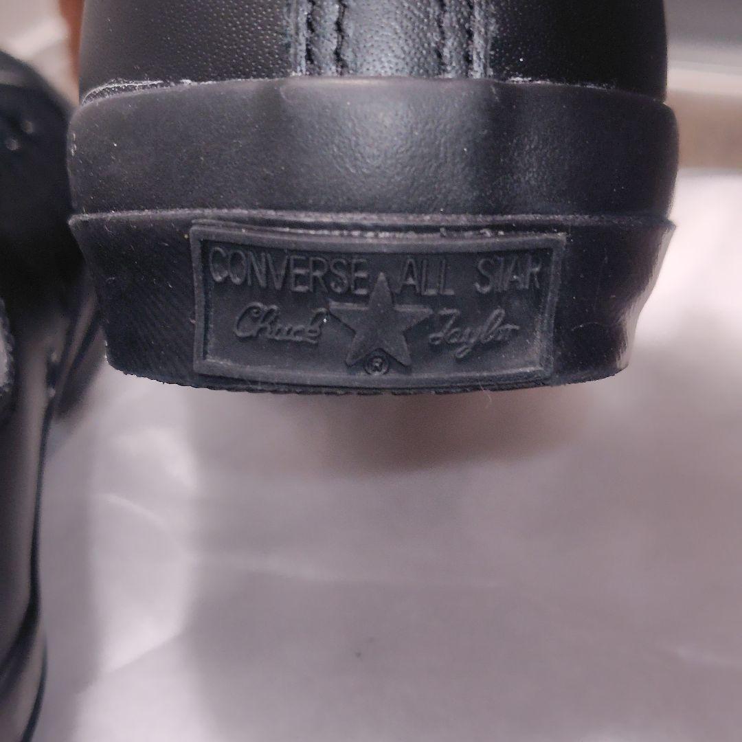 【稀少】CONVERSE LEA ALL STAR OX ブラックモノクローム