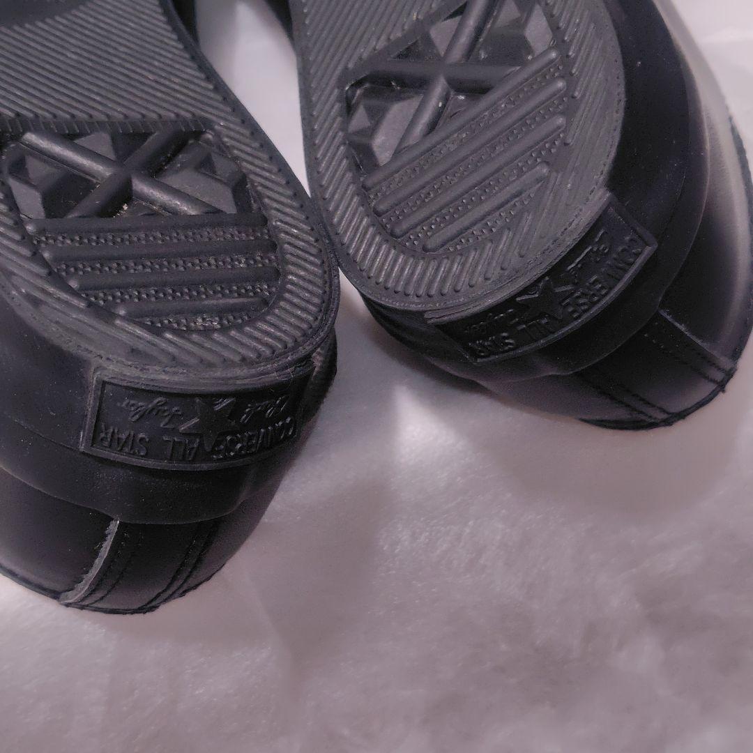 【稀少】CONVERSE LEA ALL STAR OX ブラックモノクローム
