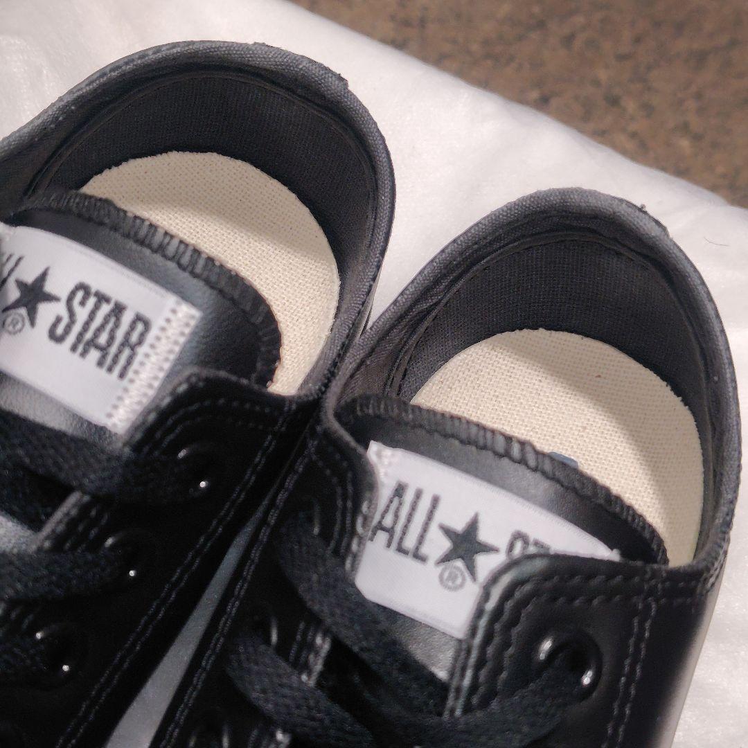 【稀少】CONVERSE LEA ALL STAR OX ブラックモノクローム