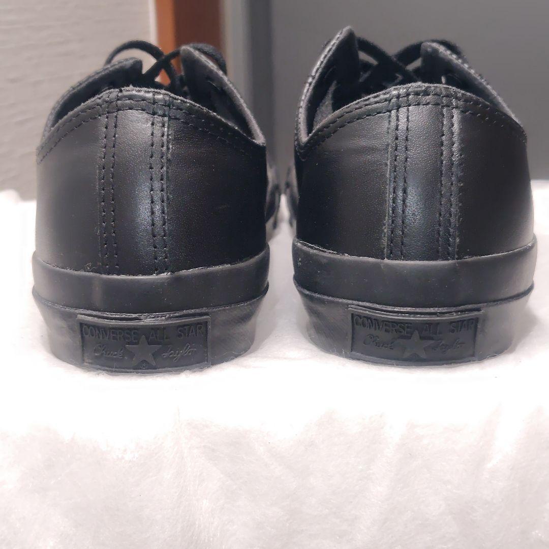 【稀少】CONVERSE LEA ALL STAR OX ブラックモノクローム