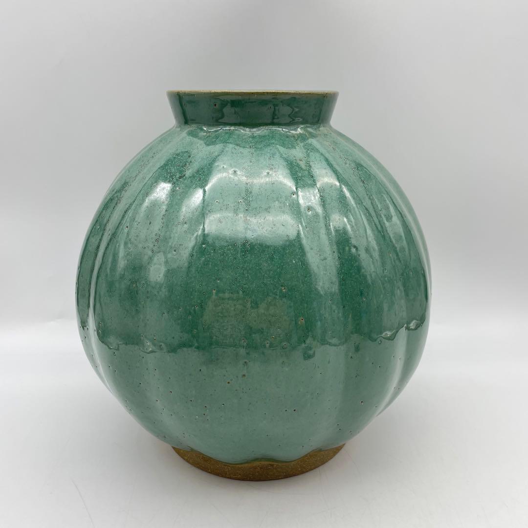 鳥取民藝　牛ノ戸焼　小林栄一作　花瓶　79