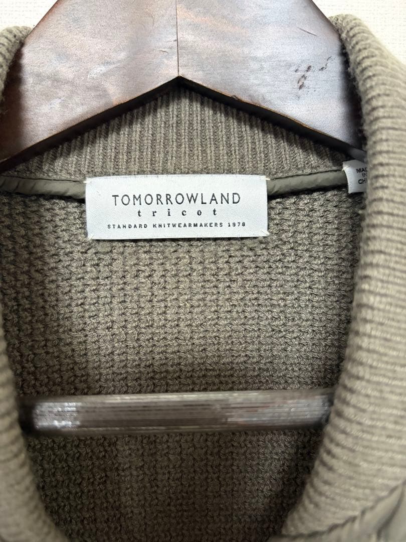 tomorrowland 切り替えニットダウン