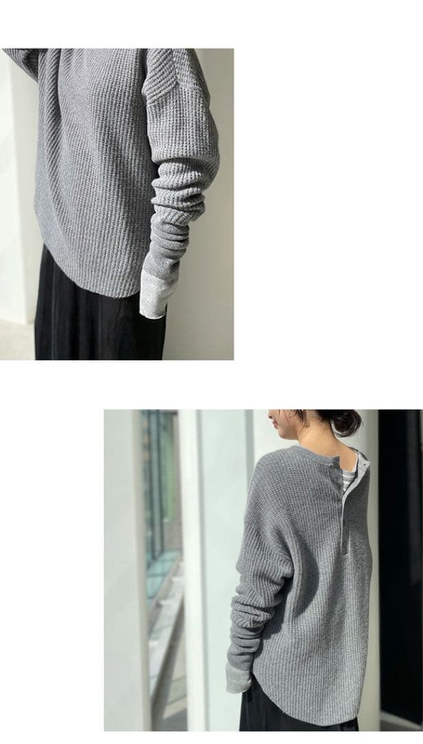 L'Appartement アパルトモン　サーマルニットTHERMAL KNIT