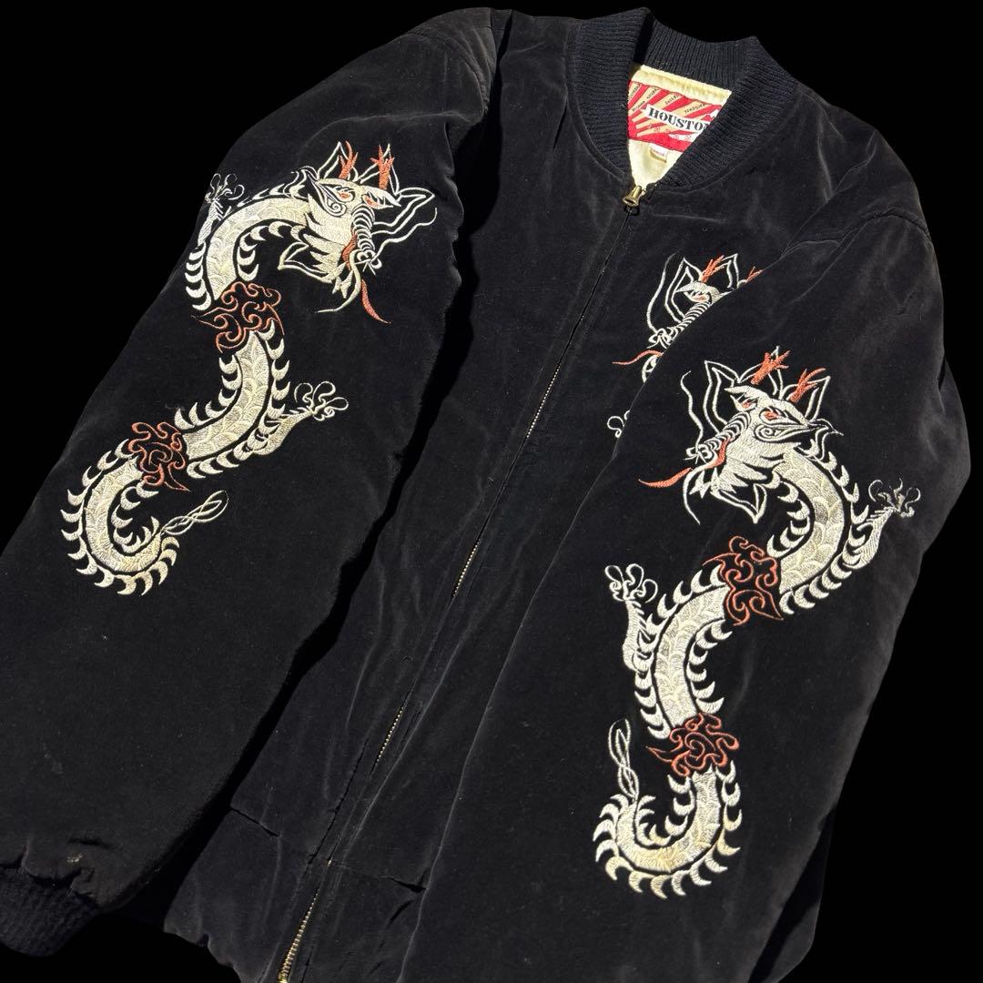 RARE! 90s houston 別珍 souvenir jacket