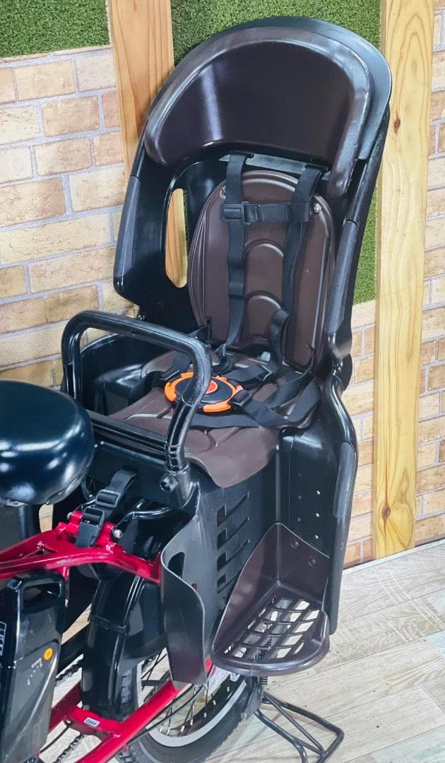 超人気 レッド 王様 ギュットアニーズ子供乗せ電動アシスト自転車 ZH2964