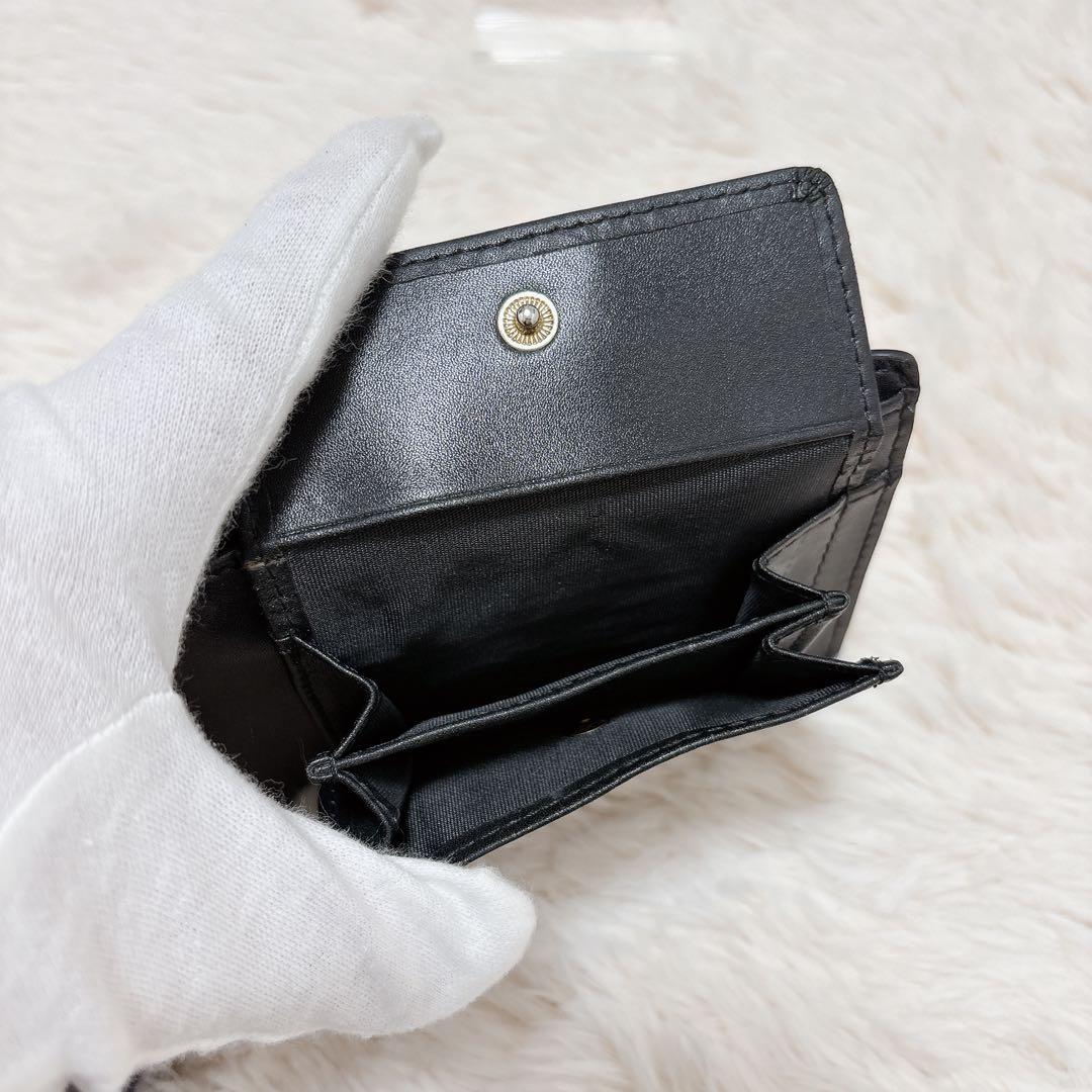 美品✨ポールスミス マーケトリーブライトストライプ ラビット 二つ折り財布