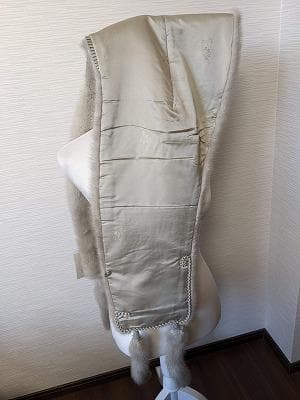 294　未使用　サファイアミンク　毛皮　リアルファー　ショール　ストール　ケープ