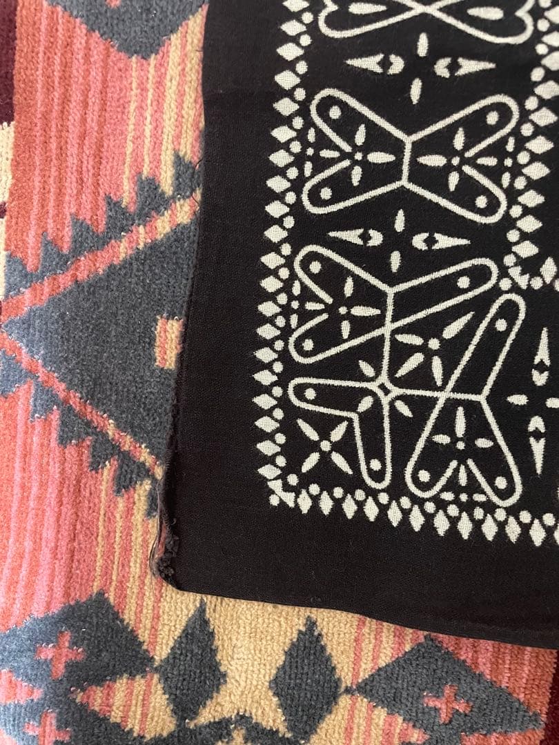 小物 SPECIAL 60S VINTAGE CROSS BANDANA BLACK