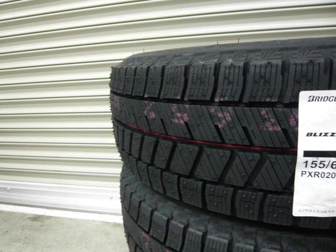 全国送料込☆ブリヂストンVRX3☆155/65R13☆スタッドレスタイヤ