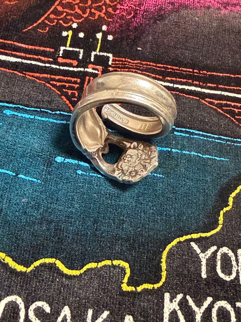 40s vintage rogers bros ring シルバープレート