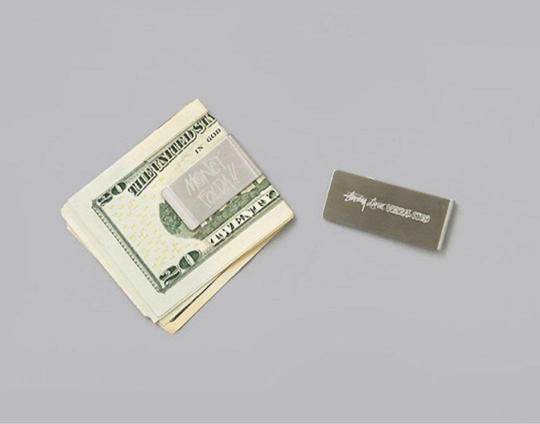 希少★STUSSY Livin' General Store マネークリップ